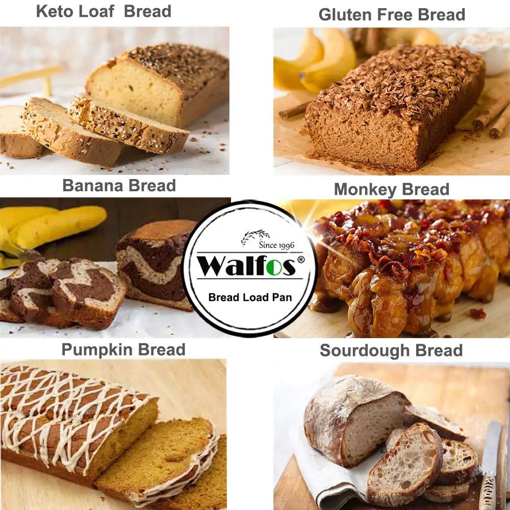 WALFOS FOOD GRADE Non Stick Cake Bread Mold Bakeware Large Toast French Bread Pan-Soap Loaf Pan Mold-Baking Silicone Cake Pan - Walfos® Kitchenware