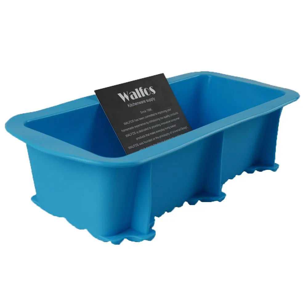 WALFOS FOOD GRADE Non Stick Cake Bread Mold Bakeware Large Toast French Bread Pan-Soap Loaf Pan Mold-Baking Silicone Cake Pan - Walfos® Kitchenware