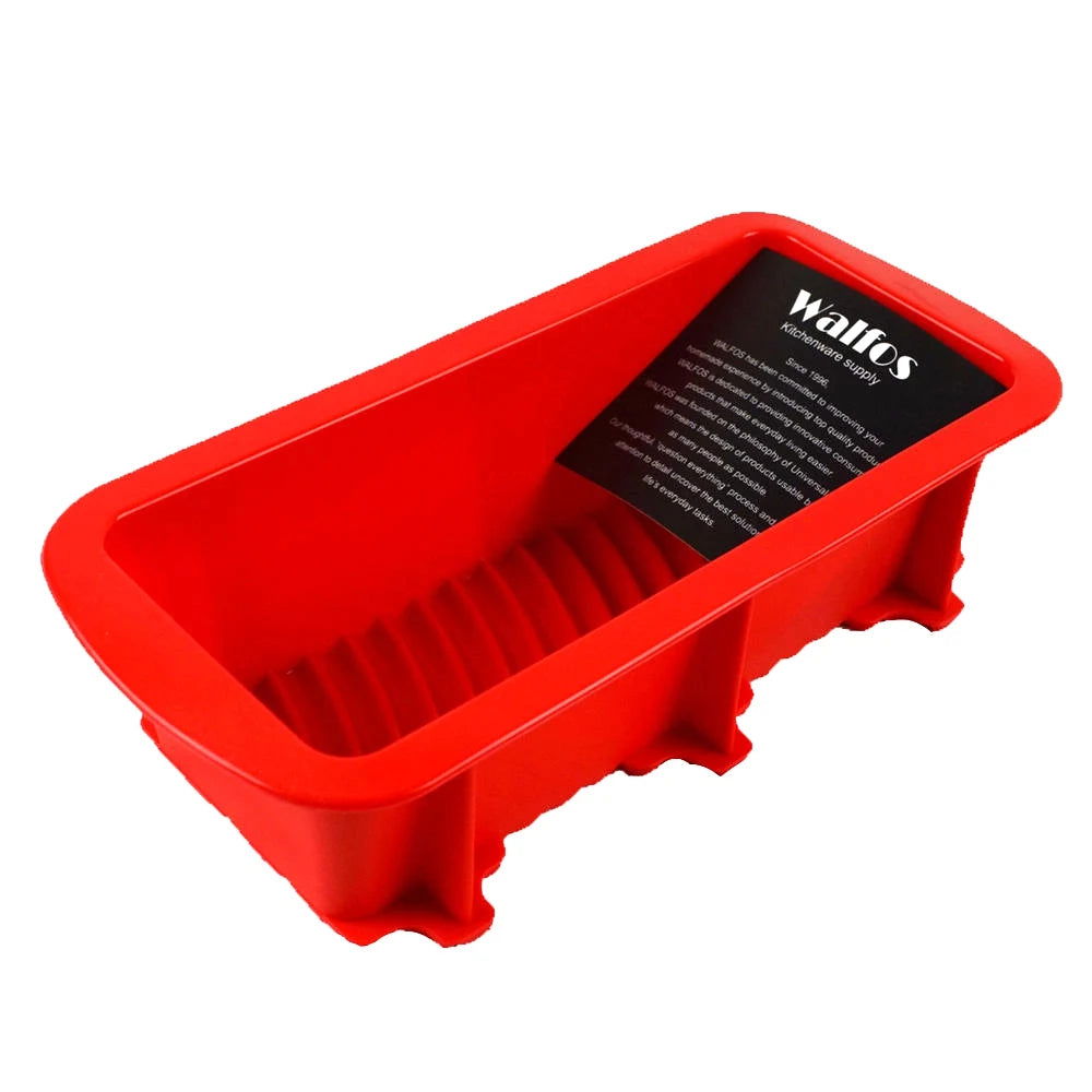 WALFOS FOOD GRADE Non Stick Cake Bread Mold Bakeware Large Toast French Bread Pan-Soap Loaf Pan Mold-Baking Silicone Cake Pan - Walfos® Kitchenware