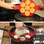 WALFOS FOOD GRADE Silicone Nonstick Egg Ring Cookie Meat Pie Maker Dessert Pancake Mold Maker Baking Tools Cake Pan Mold - Walfos® Kitchenware