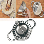 WALFOS FOOD GRADE Stainless Steel Dumpling Maker Mold Wrapper Dough Cutter Pie Ravioli Dumpling Mould Tools Kitchen Accessories - Walfos® Kitchenware