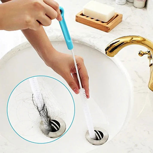 WALFOS Flexible 70cm Kitchen Sewer Cleaning Brush Bendable Bathroom Sink Tub Toilet Dredge Pipeline Cleaning Tools Brush Cleaner - Walfos® Kitchenware