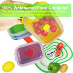 WALFOS Folding Silicone Lunch Box Food Storage Container Kitchen Microwave Tableware Portable Household Outdoor Food box - Walfos® Kitchenware
