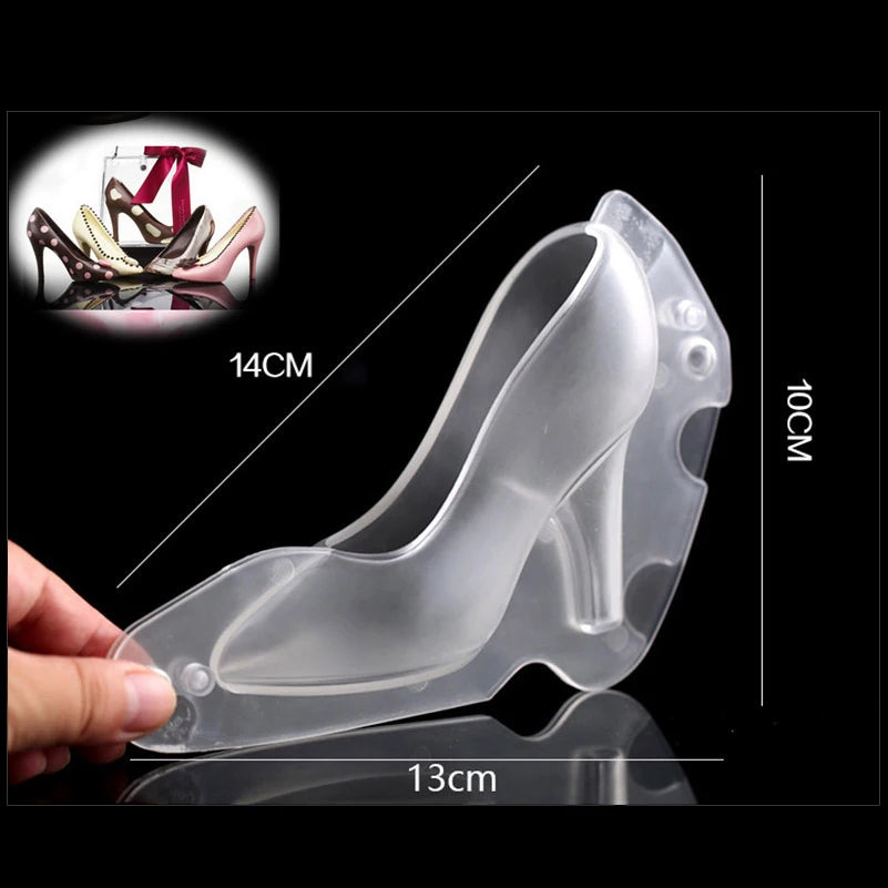 WALFOS Fondant High Heel Shoe Chocolate Mold Baking DIY 3D Stereo Lady's Shoes Candy Mould Sugar Paste Mold For Cake Decoration - Walfos® Kitchenware
