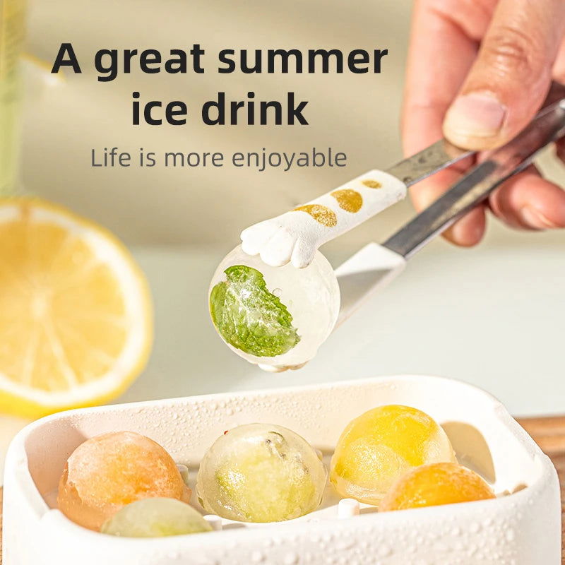 WALFOS Food-Grade Silicone Ice Hockey Mold - Versatile Ice Tray for Whiskey, Cocktails, and Party Drinks - Durable Ice Cube Maker for Home Bar and Entertaining - Walfos® Kitchenware