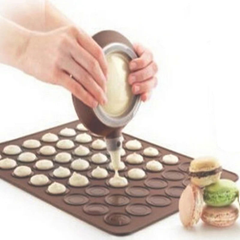 WALFOS Food Grade 1 Set Silicone Macaron Decorative Tool  Muffin/Cake DIY Mold Dessert Decorate Tips Squeezing Nozzle Tool - Walfos® Kitchenware