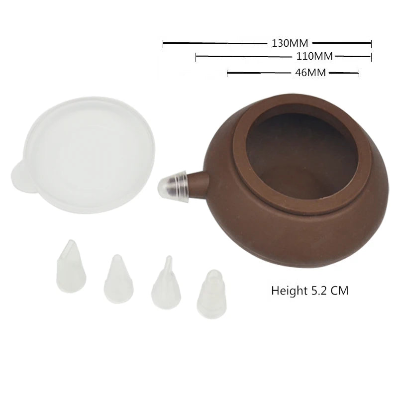 WALFOS Food Grade 1 Set Silicone Macaron Decorative Tool  Muffin/Cake DIY Mold Dessert Decorate Tips Squeezing Nozzle Tool - Walfos® Kitchenware