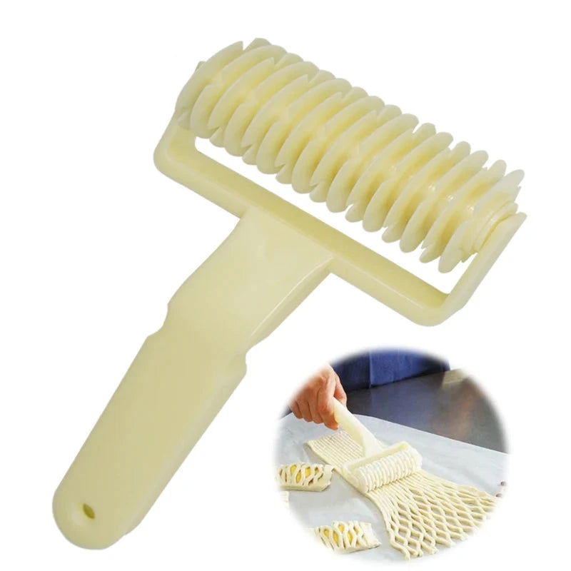 WALFOS Food Grade Netting Round Knife Dough Bread Pastry Biscuit Pizza Baking Cake Baking Process of Hob Lattice Baking Tools - Walfos® Kitchenware