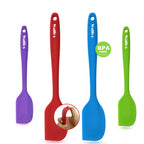WALFOS  Food Grade Non Stick Butter Cooking Silicone Spatula Set Cookie Pastry Scraper Cake Baking Spatula Silicone Spatula - Walfos® Kitchenware