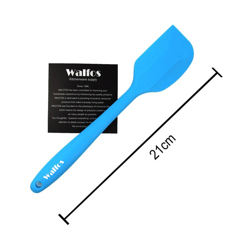 WALFOS  Food Grade Non Stick Butter Cooking Silicone Spatula Set Cookie Pastry Scraper Cake Baking Spatula Silicone Spatula - Walfos® Kitchenware