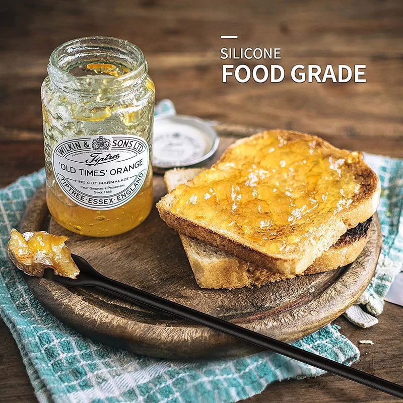 WALFOS Food Grade Non Stick Butter Cooking Silicone Spatula Set Heat Resistant Kitchen Silicone Scraper Spatulas & Mini Spatulas - Walfos® Kitchenware