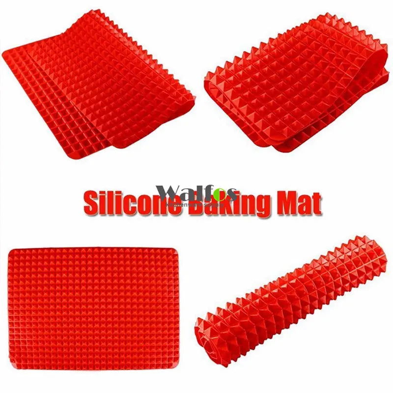 WALFOS Food Grade Pyramid Bakeware Pan Nonstick Silicone Baking Mat Pads Easy Method For Oven Baking Tray Sheet Kitchen Tools - Walfos® Kitchenware