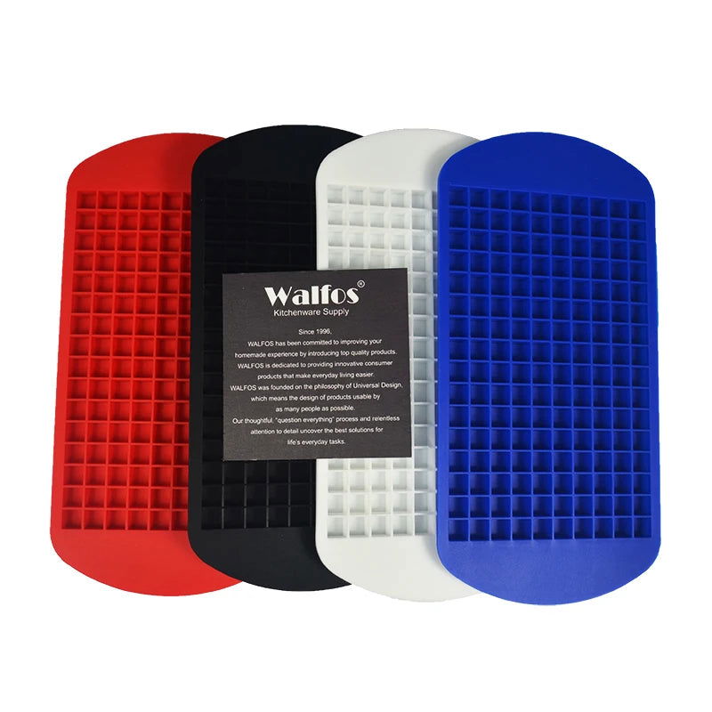 WALFOS Food Grade Silicone 160 Small  Ice Cube Trays Chocolate Mould Maker For Kitchen Bar Party Drinks Silicone Ice Maker Mold - Walfos® Kitchenware