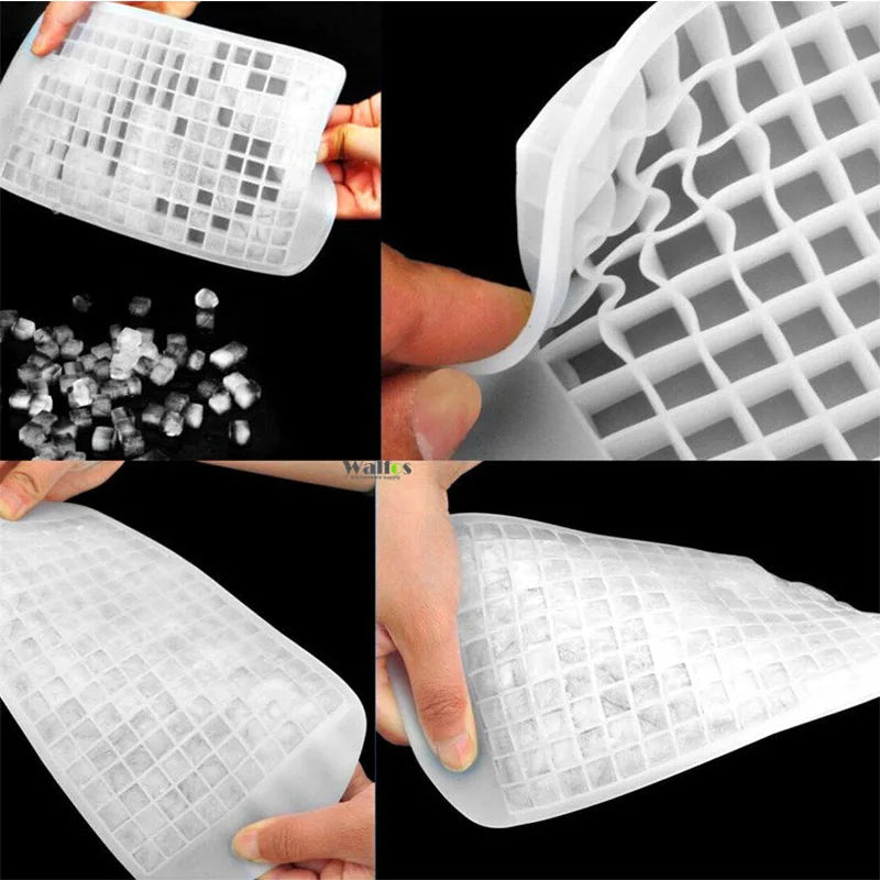 WALFOS Food Grade Silicone 160 Small  Ice Cube Trays Chocolate Mould Maker For Kitchen Bar Party Drinks Silicone Ice Maker Mold - Walfos® Kitchenware