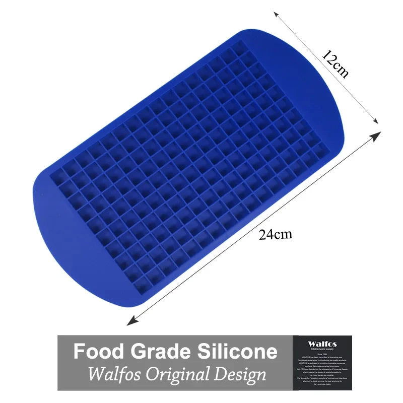 WALFOS Food Grade Silicone 160 Small  Ice Cube Trays Chocolate Mould Maker For Kitchen Bar Party Drinks Silicone Ice Maker Mold - Walfos® Kitchenware
