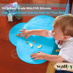 WALFOS Food Grade Silicone Baby Bib Table Mat Infant Tiny Diner Portable Placemat For Kids Baby Feeding Silicone Baby Placemat - Walfos® Kitchenware