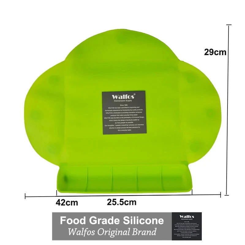 WALFOS Food Grade Silicone Baby Bib Table Mat Infant Tiny Diner Portable Placemat For Kids Baby Feeding Silicone Baby Placemat - Walfos® Kitchenware