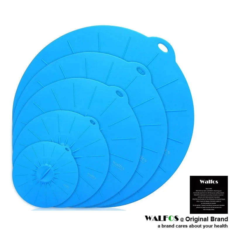 WALFOS Food Grade Silicone Cookware Pot Lid Cover Food Multifunction Microwave Cover Cooking Tool Kitchen Utensil Accessiores - Walfos® Kitchenware