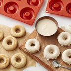 WALFOS Food Grade Silicone Doughnut Chocolate Mold  Silicone Donut Mold Maker Cake Maker Mould Desserts Baking Tools - Walfos® Kitchenware