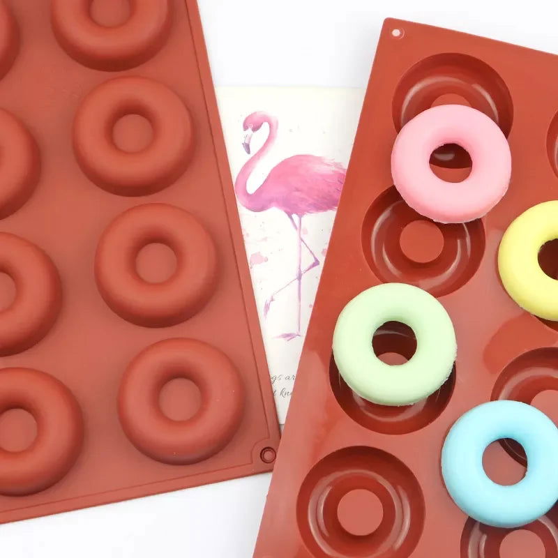 WALFOS Food Grade Silicone Doughnut Chocolate Mold  Silicone Donut Mold Maker Cake Maker Mould Desserts Baking Tools - Walfos® Kitchenware