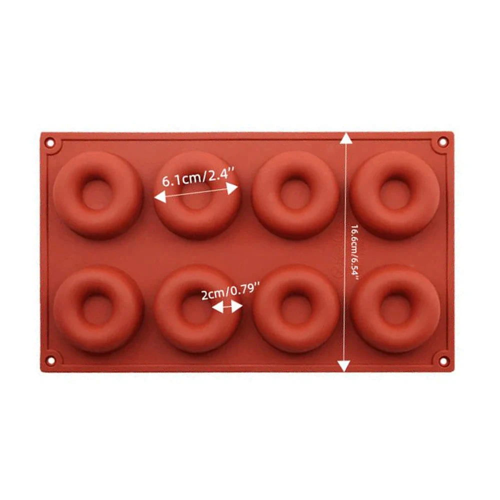 WALFOS Food Grade Silicone Doughnut Chocolate Mold  Silicone Donut Mold Maker Cake Maker Mould Desserts Baking Tools - Walfos® Kitchenware