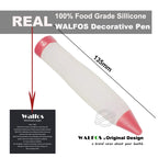 WALFOS Food Grade Silicone Food Writing Pen Chocolate Decorating Tools Cake Mold Cream Cup Cookie Icing Piping Pastry Nozzles - Walfos® Kitchenware