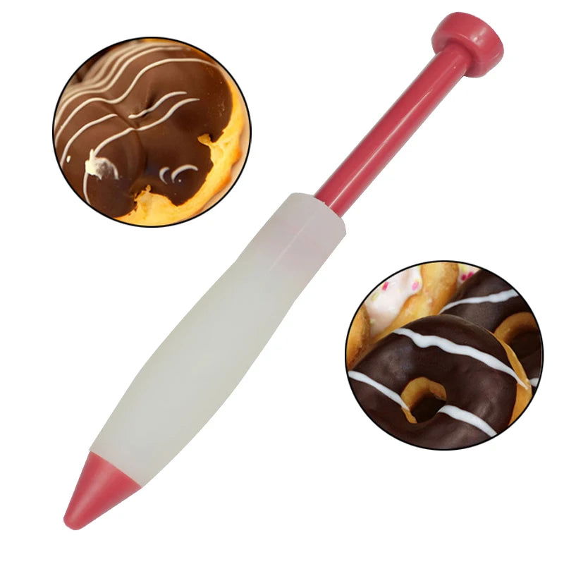 WALFOS Food Grade Silicone Food Writing Pen Chocolate Decorating Tools Cake Mold Cream Cup Cookie Icing Piping Pastry Nozzles - Walfos® Kitchenware