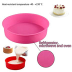 WALFOS Food Grade Silicone Round Cake Silicone Round Cake Baking Pan Cake Jelly Chocolate Mold Kitchen Baking Pastry Tools - Walfos® Kitchenware