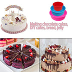 WALFOS Food Grade Silicone Round Cake Silicone Round Cake Baking Pan Cake Jelly Chocolate Mold Kitchen Baking Pastry Tools - Walfos® Kitchenware