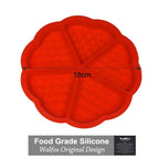 WALFOS Food Grade Silicone Waffle Mould Cake Pan Chocolate Pan Fondant Mold for Cake Decorating Baking Dessert Maker - Walfos® Kitchenware