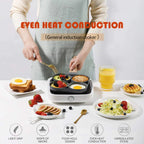 WALFOS Four-Hole Frying Pot Pan Thickened Omelet Pan Non-Stick Egg Pancake Steak Cooking Egg Ham Pans Breakfast Maker Cookware - Walfos® Kitchenware