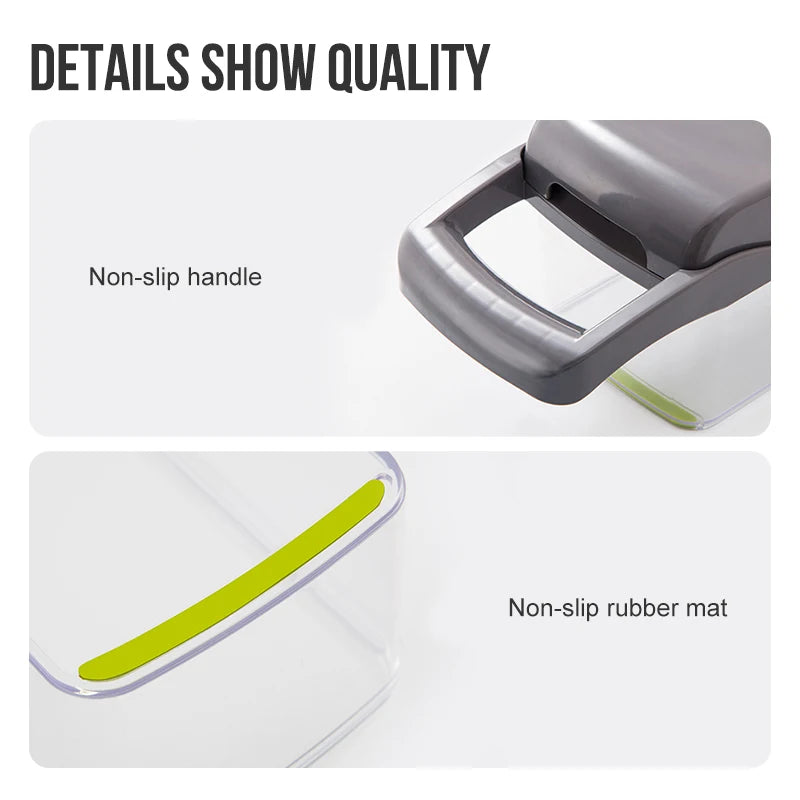 WALFOS Grater Household green multi-functional vegetable cutter Fruit potato peeling Carrot grater Kitchen accessories Basket - Walfos® Kitchenware