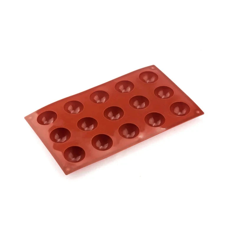 WALFOS Half Ball Sphere Silicone Mold Round Cake Chocolate Pastry Bakeware Stencil Pudding Jello Soap Bread Candy Baking Moulds - Walfos® Kitchenware