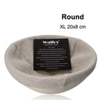WALFOS  Natural Rattan Fermentation Wicker Basket Dough Basket Baguette French Bread Basket Mass Proofing Baskets Banneton - Walfos® Kitchenware