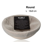 WALFOS  Natural Rattan Fermentation Wicker Basket Dough Basket Baguette French Bread Basket Mass Proofing Baskets Banneton - Walfos® Kitchenware