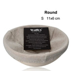 WALFOS  Natural Rattan Fermentation Wicker Basket Dough Basket Baguette French Bread Basket Mass Proofing Baskets Banneton - Walfos® Kitchenware