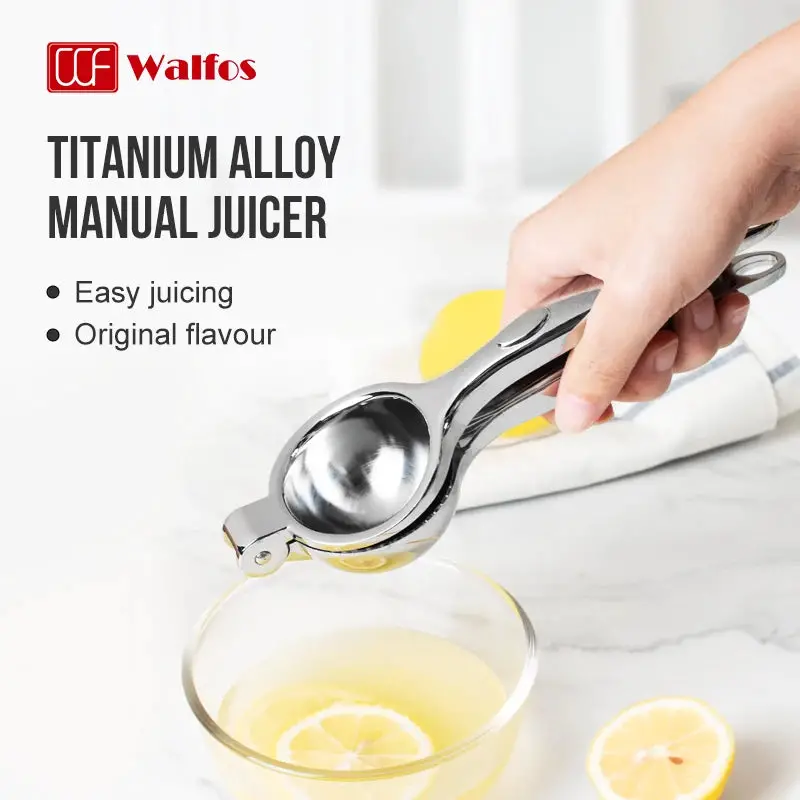 Walfos Manual Juice Extractor Orange Lemon Squeezer Household Multifunctional Squeeze Zinc Alloy Fruit Small Juice Press Machine Walfos® Kitchenware