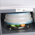 Walfos Microwave Splash-Proof Cover Collapsible Food Cover Hollow-Out Drain Basket with Handle Essential Tools Walfos® Kitchenware