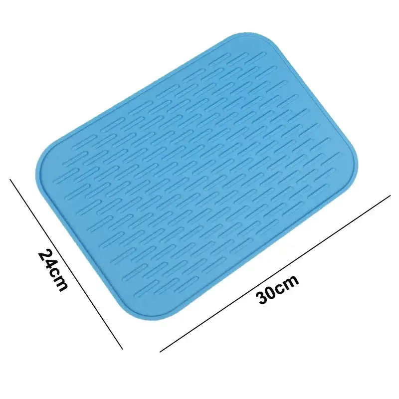 Walfos Multifunctional 30x24cm Silicone Pot Holder: Large, Heat-Resistant Kitchen Drying Mat for Dishes & Cookware Walfos® Kitchenware