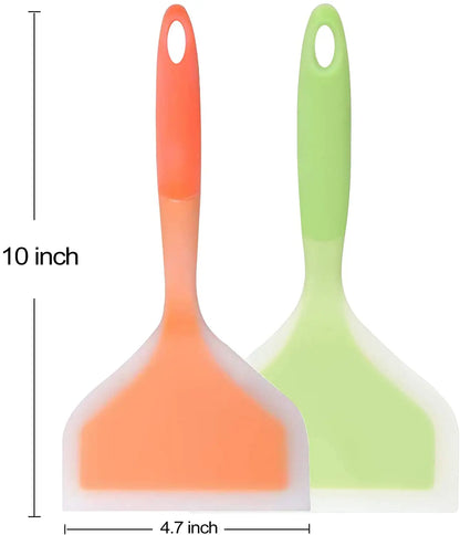 Walfos Non-Stick Japanese Omelette Frying Pan Silicone Spatula Wide Pizza Shovel Meat Egg Scraper Turner Food Cooking Utensil Walfos® Kitchenware