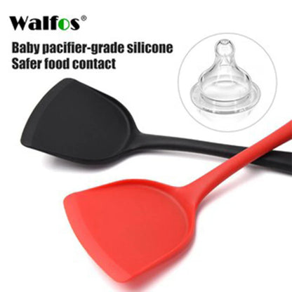 Walfos Non-Stick Silicone Shovel Heat-Resistant Handle Turner Kitchen Spatula Cooking Tool Walfos® Kitchenware