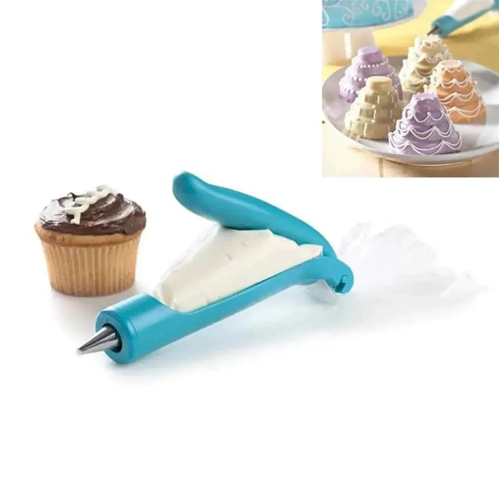 Walfos Pastry Icing Pen Cake Tool Decorating Bag Nozzle Tip Fudge Syringe Tip Kitchen Decorations Muffin Accessories Walfos® Kitchenware