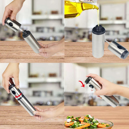 Walfos Premium Stainless Steel Oil Sprayer: Versatile BBQ, Baking & Cooking Mister | Eco-Friendly Kitchen Tool for Healthy Grilling Salad Dressing & More Walfos® Kitchenware