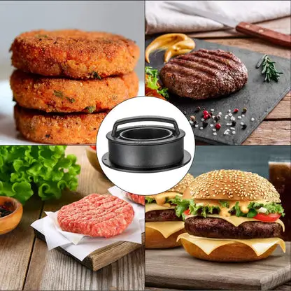 Walfos Round Shape burger Press Food-Grade ABS Hamburger Meat Press Beef Grill Hamburger Press Patty Maker Mold Kitchen Tool Walfos® Kitchenware