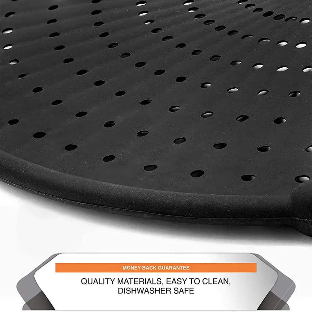 Walfos Silicone Splatter Guard Nonstick Oil Grease Pan Lid Oil-Proof Splash Cover Frying Protection Mat Non-Slip Handle Pot Walfos® Kitchenware