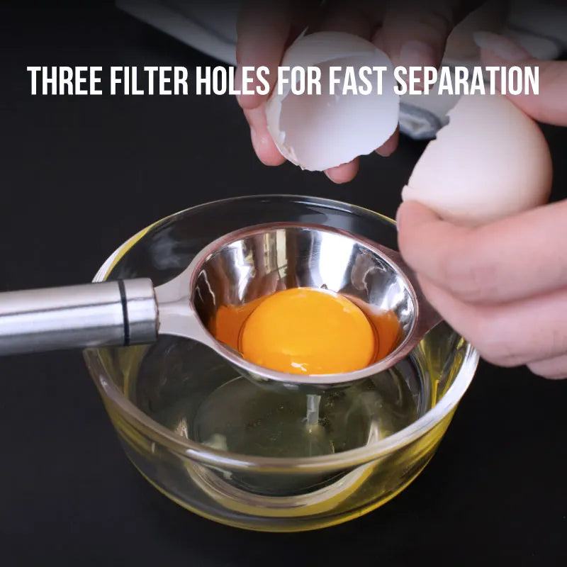 Walfos Stainless Steel Egg White Separator Eggs Yolk Filter Gadgets Kitchen Accessories Separating Funnel Spoon Divider Tools Walfos® Kitchenware