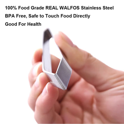 Walfos Stainless Steel Fish Bone Tweezers Remover Pincer Puller Tongs Pick-Up Seafood Tool Kitchen Tweezer Walfos® Kitchenware