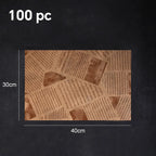 Walfos 100PCS Food Greaseproof Paper Bread Sandwich Burger Fries Wrapping Fast Food Bread Oilpaper Baking Tools - Walfos® Kitchenware