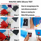 Walfos 100% Food Grade Silicone Placemat Baby Kid Heat Resistant Mat Heat Resistant Silicone Table Mat Place Mat Dinning - Walfos® Kitchenware