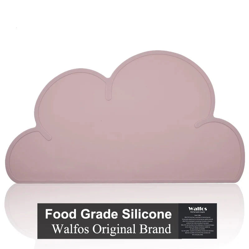 Walfos 100% Food Grade Silicone Placemat Baby Kid Heat Resistant Mat Heat Resistant Silicone Table Mat Place Mat Dinning - Walfos® Kitchenware